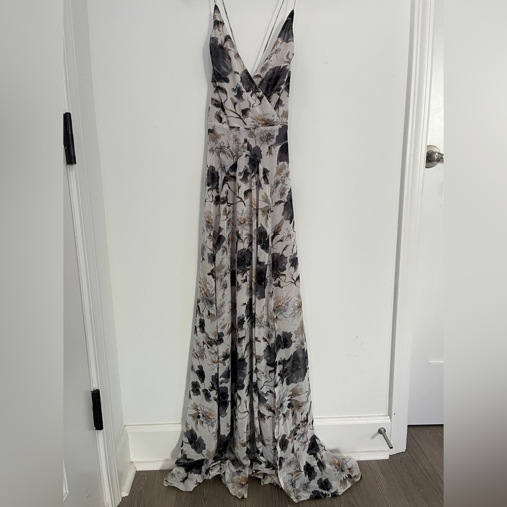Astr the label floral full length dress